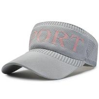 NORTHWOOD Sport Tuščios viršutinės kepurės nuo saulės Moteriška vasaros kepurė kvėpuojanti moteriška beisbolo kepurė 55-60 cm šviesiai pilka spalva
