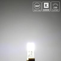10 pakuočių Mini G4 Led lemputė 12v Smd3014 be mirgėjimo LED apšvietimo silikono 360 spindulio kampas krištoliniam sietynui Pakeiskite halogenines lempas šalta balta spalva