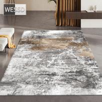 Modernus pilkas abstraktus kilimas svetainei ir koridoriui 150x240cm 1pcs