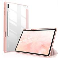Skirta Samsung Galaxy Tab S8 S7 11 Plus FE 12,4 colio dėklui permatomas galinis planšetinio kompiuterio dangtelis, skirtas Tab S8 Ultra 14,6 colio stovo dėklas Funda Tab S7 Plus 12.4
