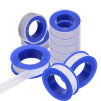 12 mm 10M / rulono PTFE vandens vamzdžio juosta, be alyvos juosta, sandarinimo juosta, jungiamosios detalės, sriegio sandarinimo juosta, namų dekoravimo komunalinis vamzdis 10M roll-10 Rolls