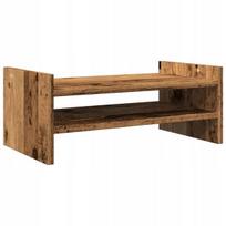 Monitoriaus laikiklis Vidaxl Monitoriaus stovas, sendinta mediena, 50x27x20 cm