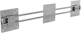 Monitoriaus laikiklis R-go Tools Ergosteel Wing laikiklis 2 monitoriams, baltas, Rgoscwingwh (baltas)