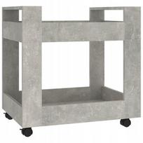 Monitoriaus laikiklis Lentyna po stalu Organizer 60x45x60 pilko betono spalvos