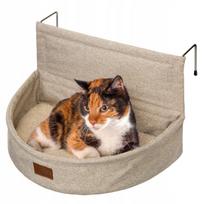 Katės hamakas, pakabinama lova prie radiatoriaus, iki 10 kg