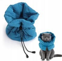 Katinų apsauginis antkaklis ELIZABETHAN, minkštas, S (14–25 cm) + šukos