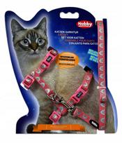 Atšvaitiniai lengvi petnešos su pavadėliu CAT Nobby