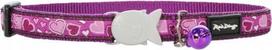 Katinų antkaklis Red Dingo Breezy Love Purple, 12 mm