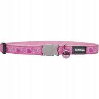 Katinų antkaklis Red Dingo Breezy Love Pink, 12 mm