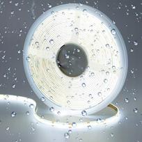 LED šviesos juosta COB 24V, 10 m, IP65, 6000K, CRI 93+, 6800 lm, lanksti, atspari drėgmei