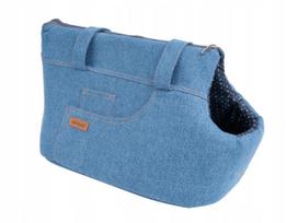 Katės transportavimo krepšys amiplay Denim S, mėlynas