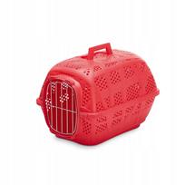 Kačių transportavimo dėžė Carry Sport, metalinė, raudona