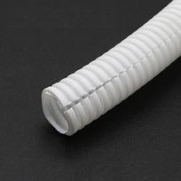 3 metrai 7mm-28mmPP izoliuotas gofruotas vamzdis vamzdis vamzdis žarna srieginė žarna plastikinė dumplių apsauginė įvorė White Open-18mm