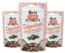 Katinų užkandis virškinimui BRIT CARE, 3 x 50 g
