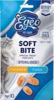 Katėms skanėstai EGEO Sterilised Urinary Support su vištiena ir tunu, 3 vnt.