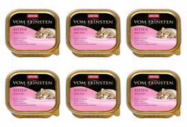 Kepenėlės Animonda Vom Feinsten kačiukams, mėsos asorti, 100 g, 6 vnt.