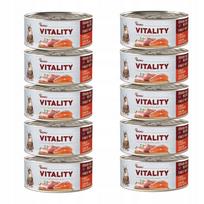 Šlapias pašaras katėms Akinu VITALITY su vištiena ir lašiša, 10 x 70 g