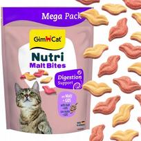 Katėms skanėstai GimCat Nutri Malt Bites Kisses su malta ir vitaminais, 425 g