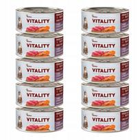 Šlapias kačių maistas Akinu VITALITY su tunu ir krevetėmis, 10 x 70 g