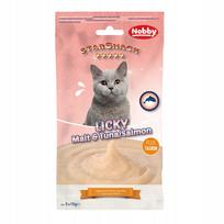 Katėms skirtas užkandis StarSnack Licky Maltas su tunu ir lašiša, 75 g (5 x 15 g)