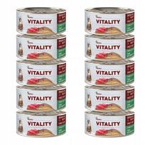Katės konservai Akinu VITALITY su tunu ir sykų, 10 x 70 g