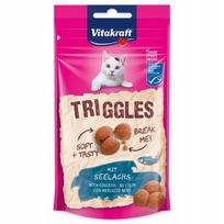 Skaniukai katėms Vitakraft Triggles su lašiša, 40 g
