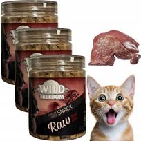 Liofilizuotos jautienos kepenėlių skanėstai katėms Wild Freedom RAW, 180 g, 100 % mėsa