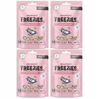 Šaltyti džiovinti kačių skanėstai su jautiena Monster Cat Freezies, 4 x 45 g