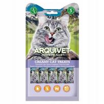 Kreminis ARQUIVET tuno ir krabo užkandis katėms, 5 x 14 g