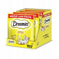 Katėms skanėstai DREAMIES su sūriu, 2 pakuotės x 180 g, 4 rinkiniai