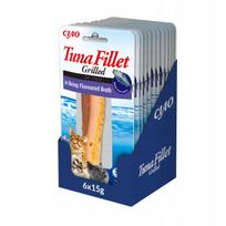 Katėms skanėstas INABA su kepta tuno filė, 12 x 15 g