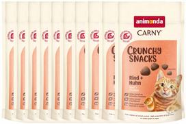 Šunų skanėstų rinkinys Animonda Carny Crunchy, vištiena ir jautiena, 10 x 50 g