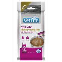 Kreminis skanėstas katėms VET LIFE Struvite su vištiena ir tunu, 60 g