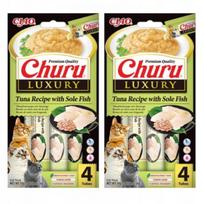 Kreminiai kačių skanėstai Inaba Churu, tunas su druska, 8 x 14 g (112 g)