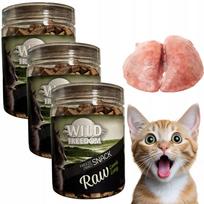 Katės užkandžiai Wild Freedom RAW, 105 g, liofilizuotos ėrienos plaučiai, 100 % mėsa
