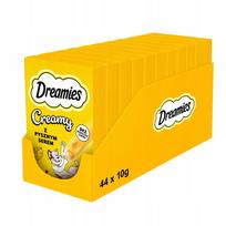 Kreminiai kačių skanėstai DREAMIES su sūriu, 44 x 10 g (440 g)