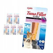 Katinų skanėstas Inaba Ciao, švelni grilyje kepta tuno filė, 6 x 15 g