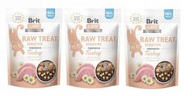 Katės skanėstas Brit Raw Treat Sensitive, džiovinta kalakutiena, 3 x 40 g