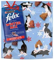 Kačių skanėstai Purina Felix Party Winter Mix, 2 x 200 g