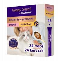 Katėms skirtas FELIWAY Happy Snack Mix atpalaiduojantis užkandis, 48 x 15 g