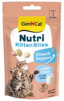 Kačių skanėstai kačiukams GimCat Nutri KITTEN Bites su pienu ir taurinu, 40 g