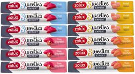 Kreminiai kačių skanėstai Zolux SWEETIES, įvairių skonių, 12 x 14 g