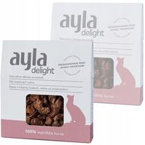 Vištienos kepenėlių užkandžiai katėms Ayla Delight, liofilizuoti, 2 x 28 g
