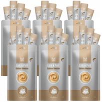 Katėms skanėstas su lašiša ir taurinu, Mersjo PREMIUM, 6 x 60 g