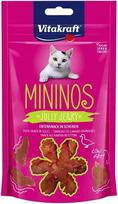 Kačių skanėstas Vitakraft Mininos Jolly Jerky su antiena, 40 g