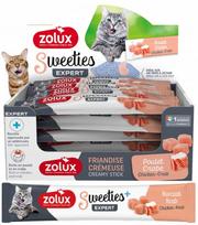 Skanėstas katėms Zolux Sweeties, vištiena su krabų kremu, 48 x 14 g