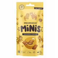 Katėms skanėstas Monster Cat Minis su vištiena ir sūriu, 60 g