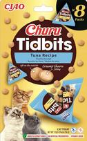 Kaimenų pašaras katėms Inaba Churu Tidbits su tunu, 8 x 12 g