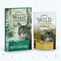 Kalėdinis katės rinkinys Advento kalendorius Wild Freedom + filė 100 g