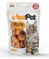 Katėms skirtas skanėstas ideaPet Rollsy Sushi su vištiena, 60 g